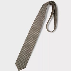 CORNELIANI Brown Diamant Silk LUXURY Tie ITALY